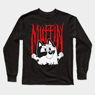 Muffin Bluey Metal Long Sleeve T-Shirt